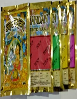 Nandan/ Kanha Gulal 100g Pouch